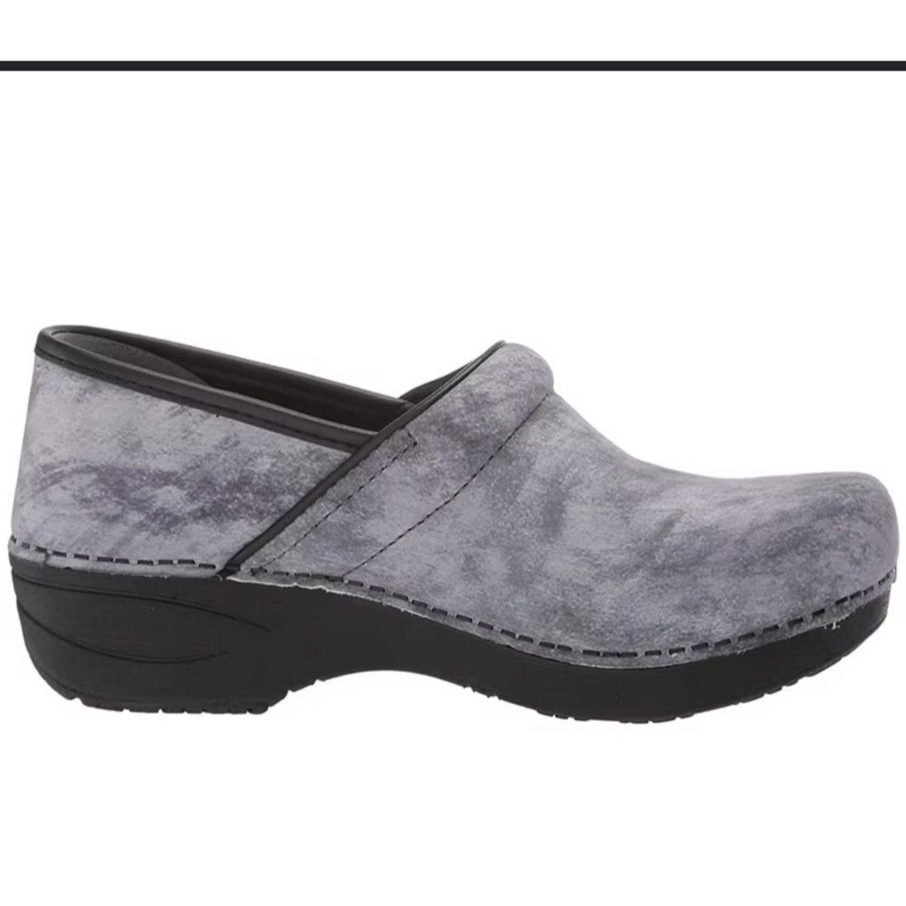 Dansko XP 2.0 Slate Marbled Nubuck Womens Leather Platform Comfort Shoes Size 39
